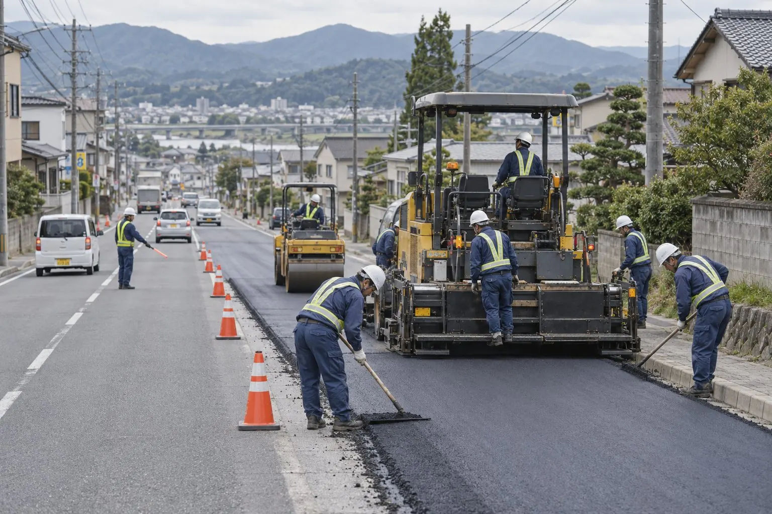 アスファルト舗装工事